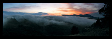 Mt Tam at sunset