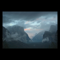 Yosemite valley at sunset