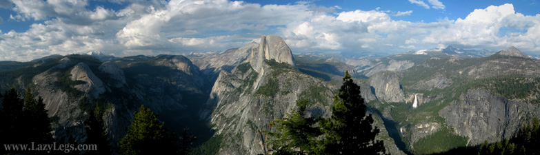view from Glacier Point
