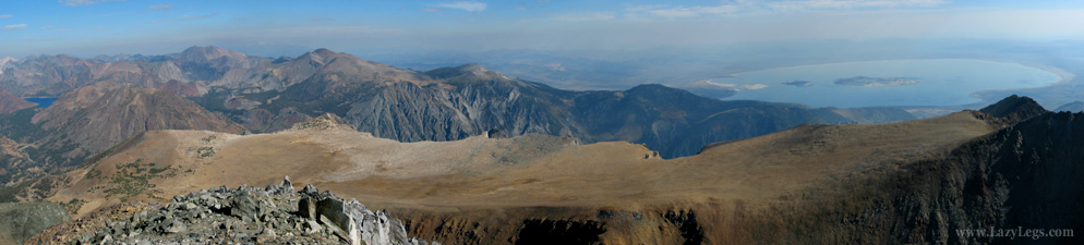 view from Mt Dana