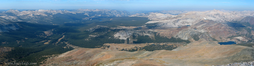 view from Mt Dana